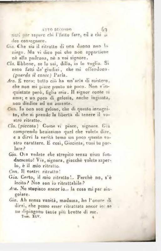 1829 : Le false confidenze [Salvatore Fabbrichesi, 1816]