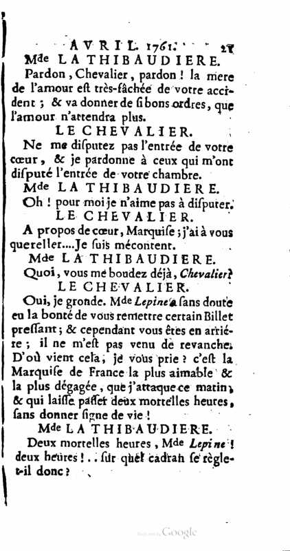 1761 : La provinciale