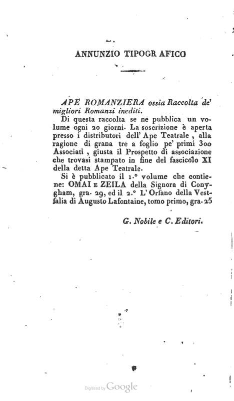 1825: La madre confidente (anonyme)