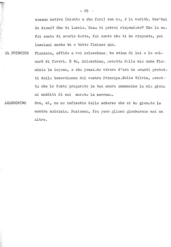 1978 : La doppia incostanza (Andrée Ruth Shammah) script