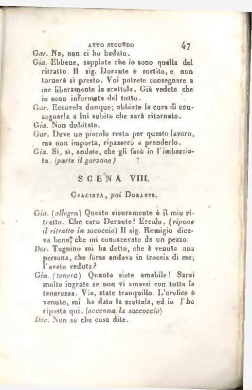 1829 : Le false confidenze [Salvatore Fabbrichesi, 1816]