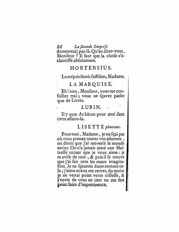 1728 : La seconde surprise de l’amour