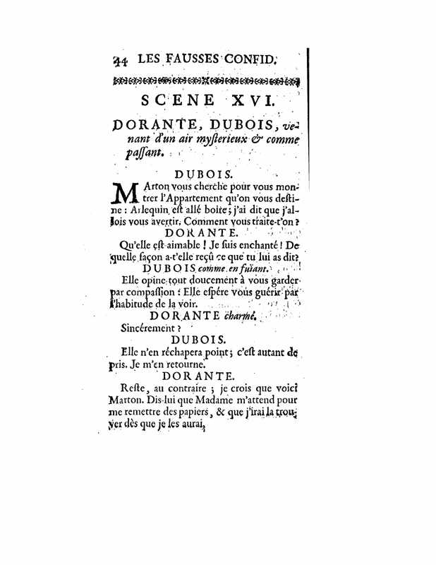 1738 : Les fausses confidences