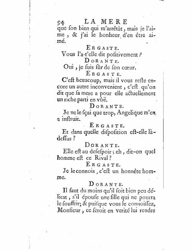 1735 : La mère confidente