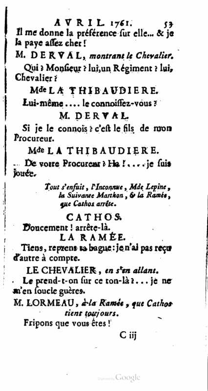1761 : La provinciale