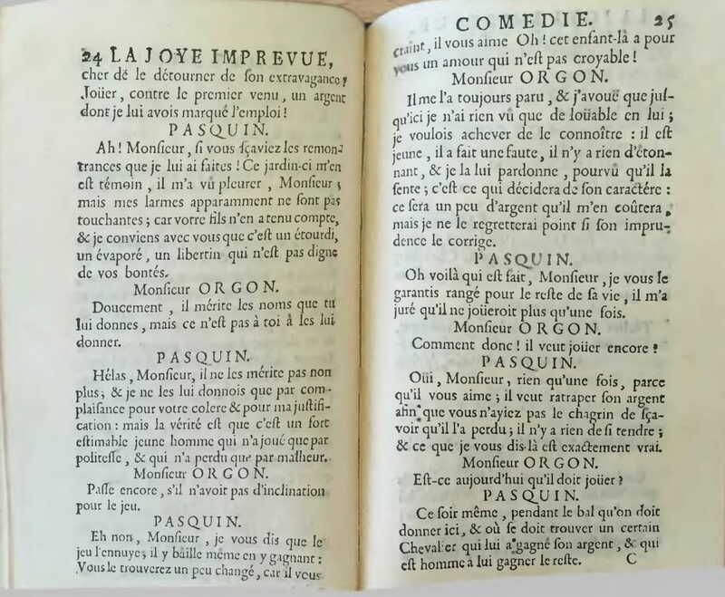 1738 : La joye imprévue
