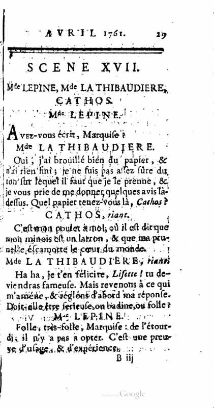 1761 : La provinciale