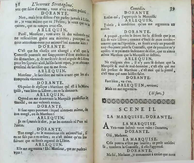 1733 : L’heureux stratagème