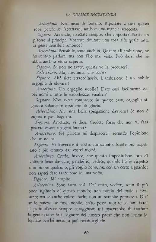 1952 : La duplice incostanza (Corrado Tumiati)
