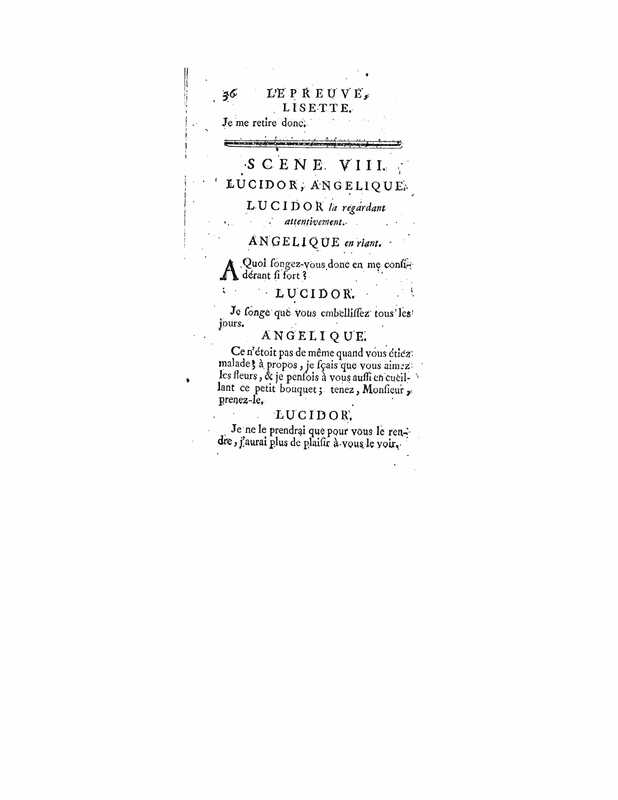 1740 : L’épreuve