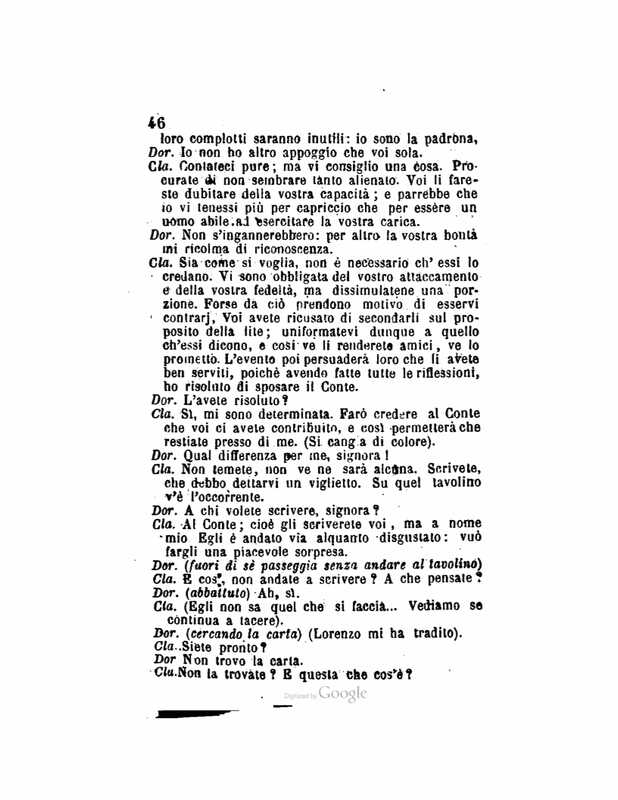 1872 : Le false confidenze