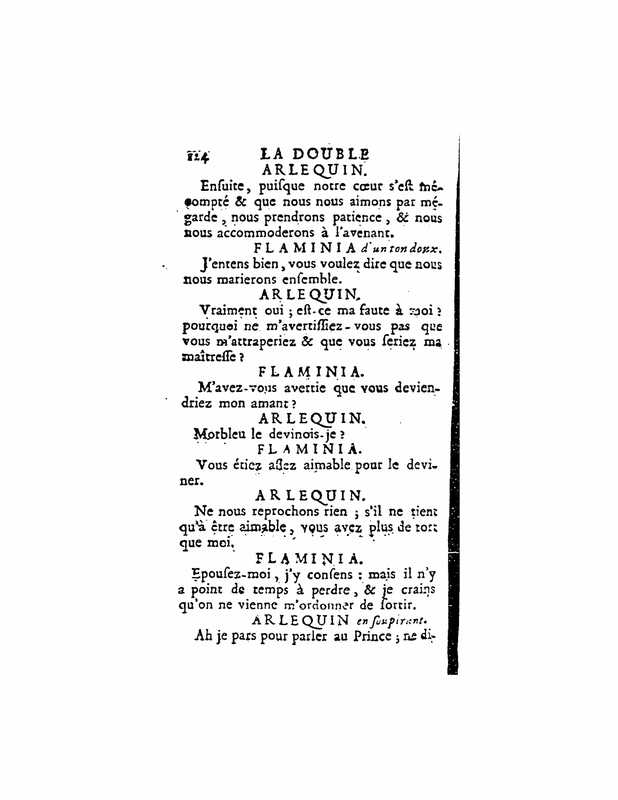 1724 : La double inconstance