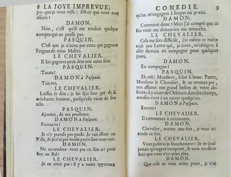 1738 : La joye imprévue