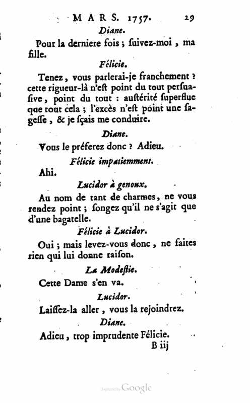 1757 : Félicie