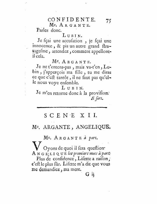 1735 : La mère confidente