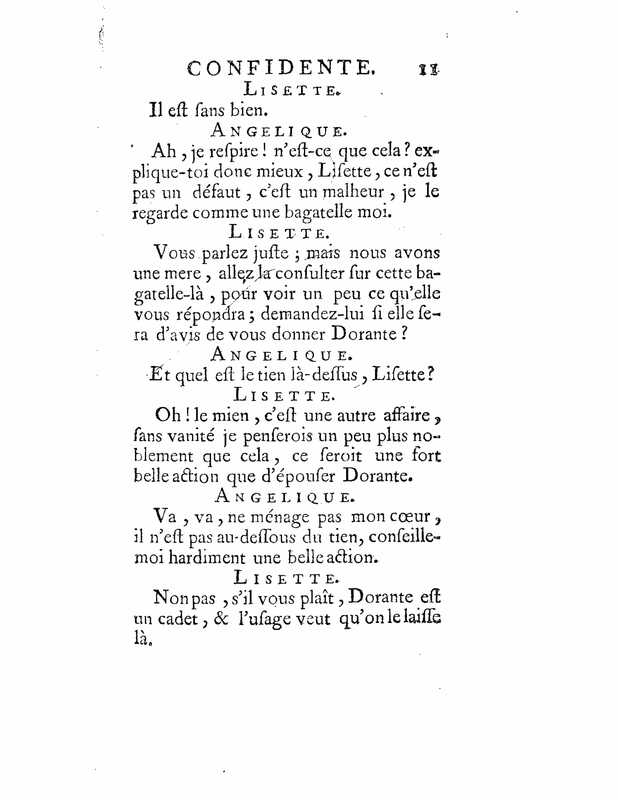 1735 : La mère confidente