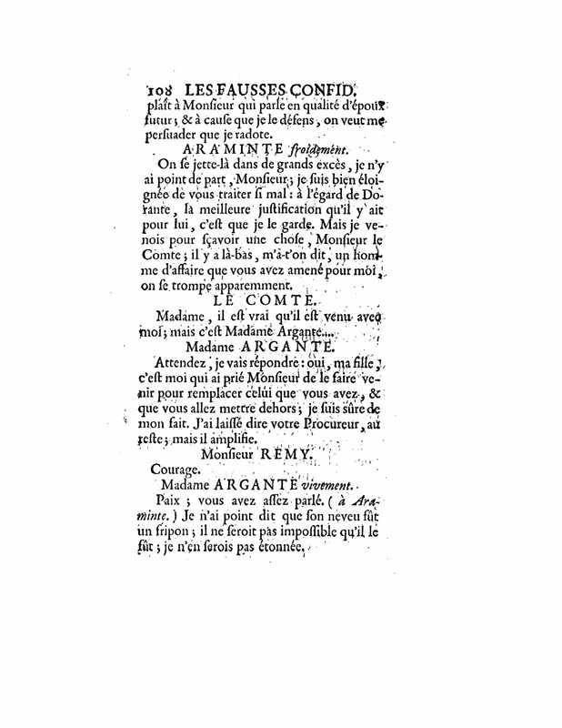 1738 : Les fausses confidences