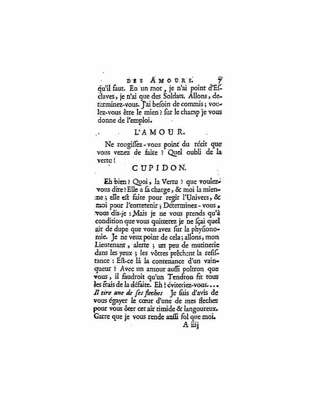 1732 : La réunion des amours