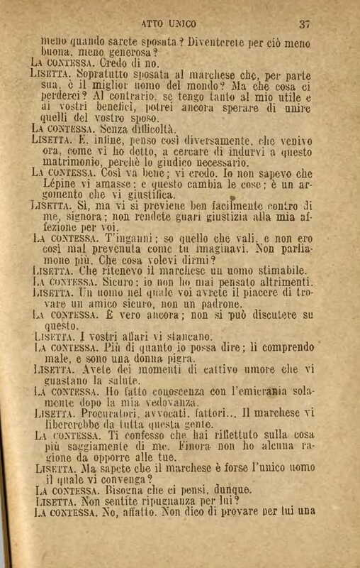 1907 : Il legato (Felicina Sacchetti Parvis)