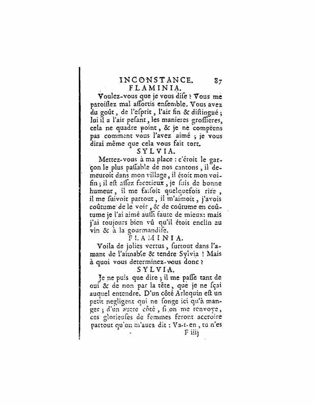 1724 : La double inconstance