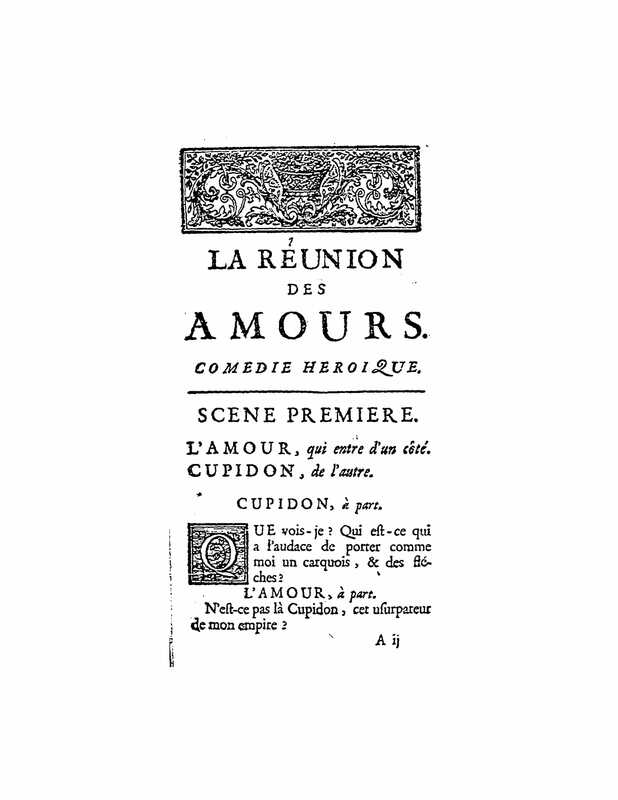 1732 : La réunion des amours