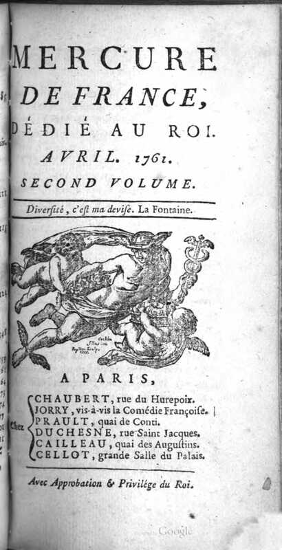 1761 : La provinciale