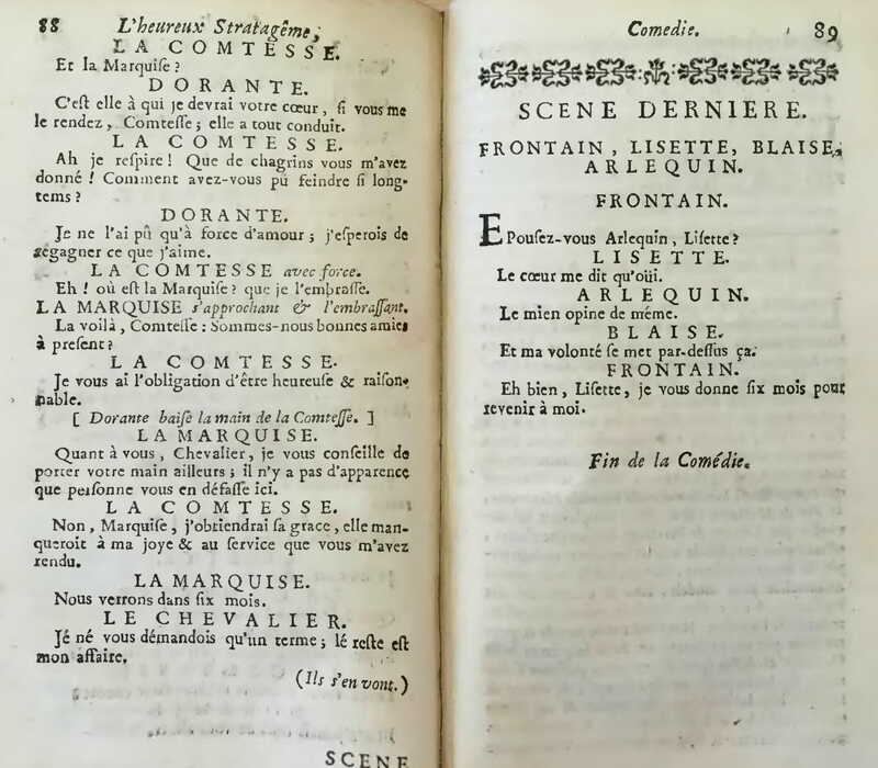 1733 : L’heureux stratagème