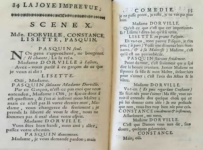 1738 : La joye imprévue