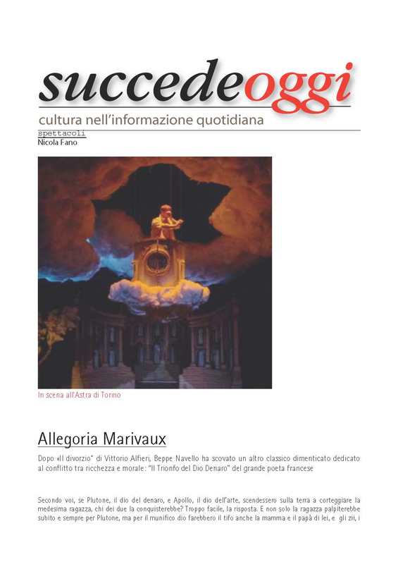 2015 : Il trionfo del dio denaro, Revue de presse