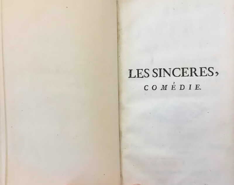 1739 : Les sincères