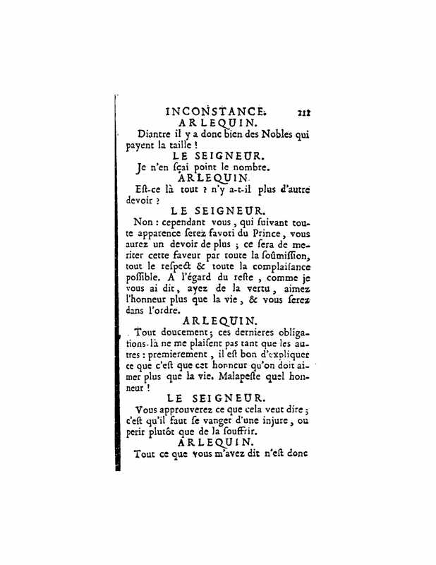 1724 : La double inconstance