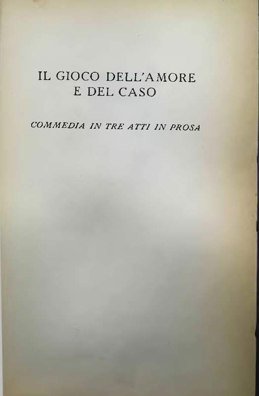 1963 : Il gioco dell’amore e del caso (Paola Ojetti)