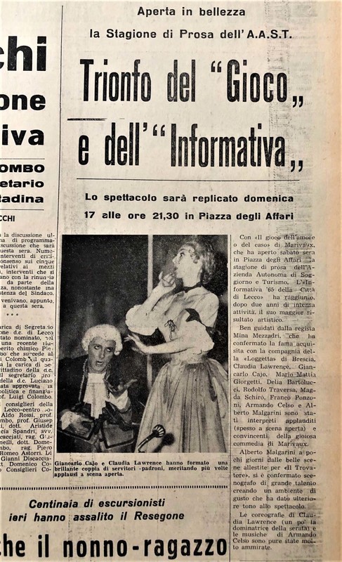 1966 : Il gioco dell’amore e del caso, Revue de presse
