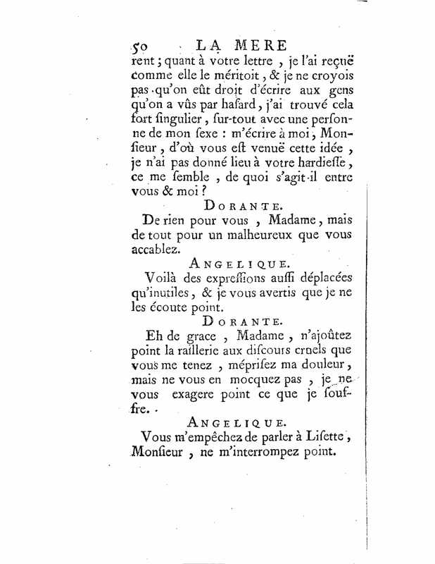 1735 : La mère confidente