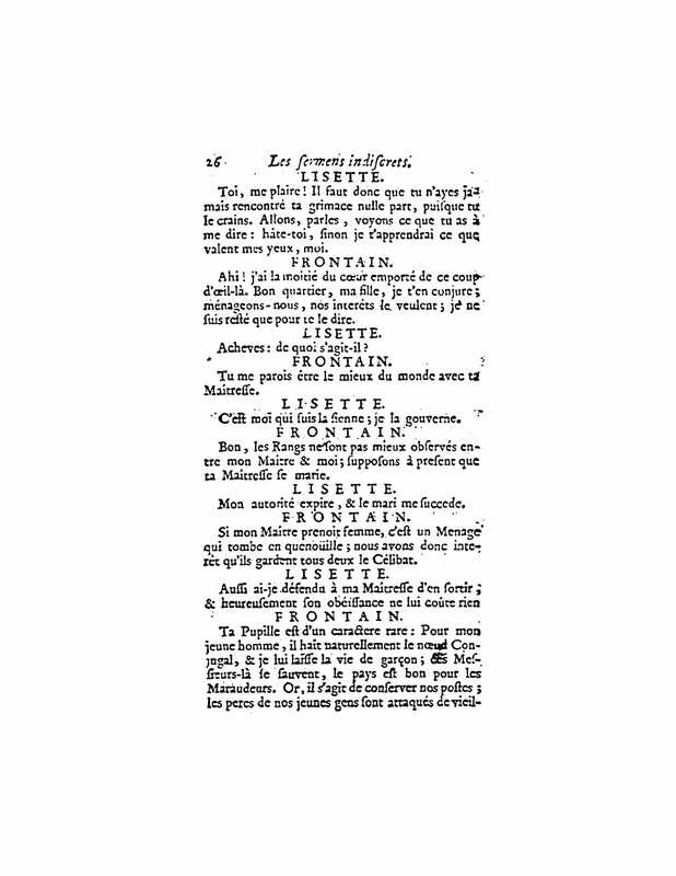 1732 : Les serments indiscrets