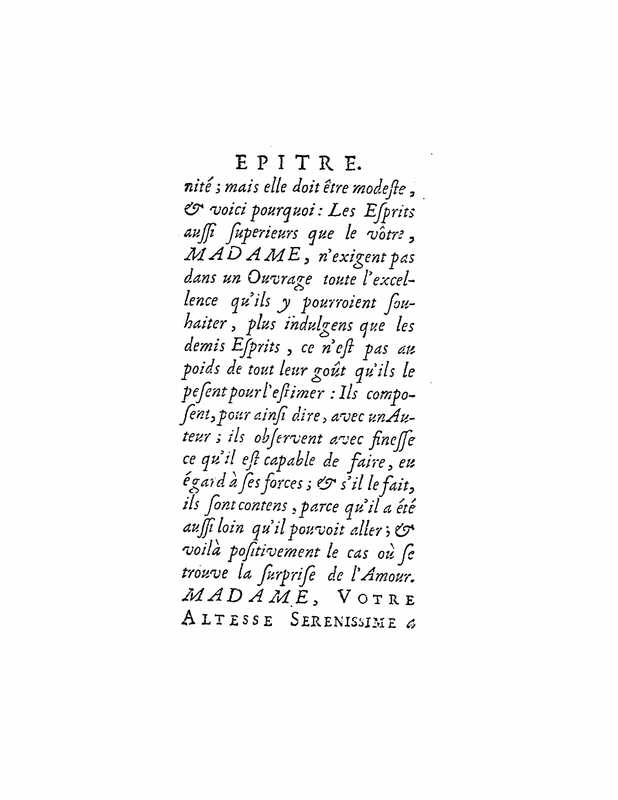 1728 : La seconde surprise de l’amour