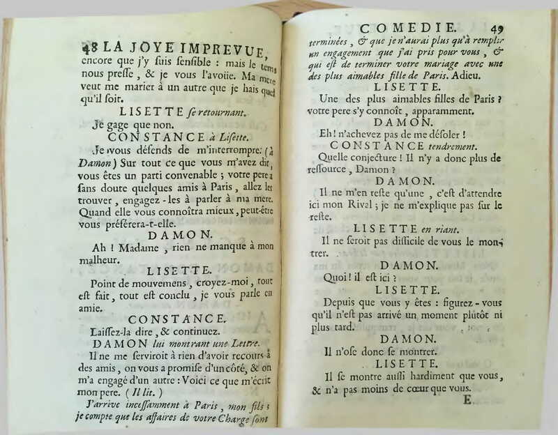 1738 : La joye imprévue