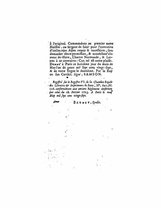 1727 : Le dénouement imprévu