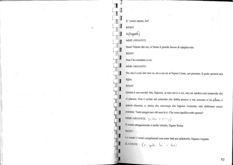 1998 : Le false confidenze (Toni Servillo)