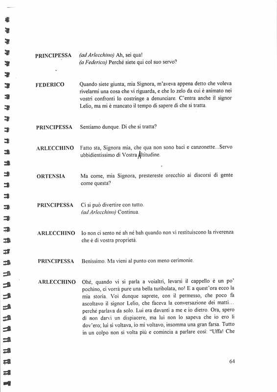 1997 : Il principe travestito (Cristina Pezzoli)