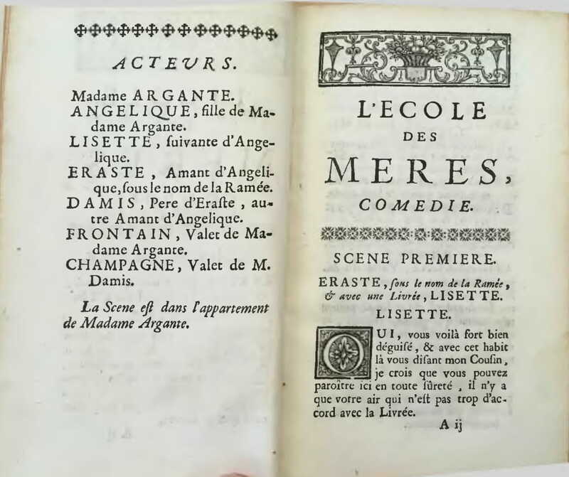 1732 : L’école des mères