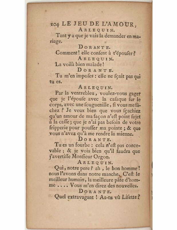 1730 : Le jeu de l’amour et du hasard