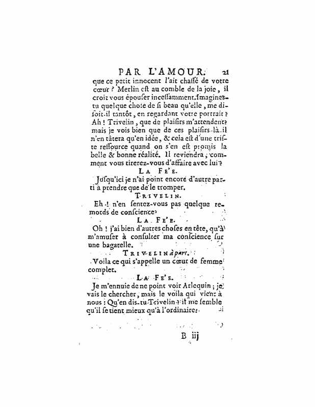 1723 : Arlequin poli par l’amour