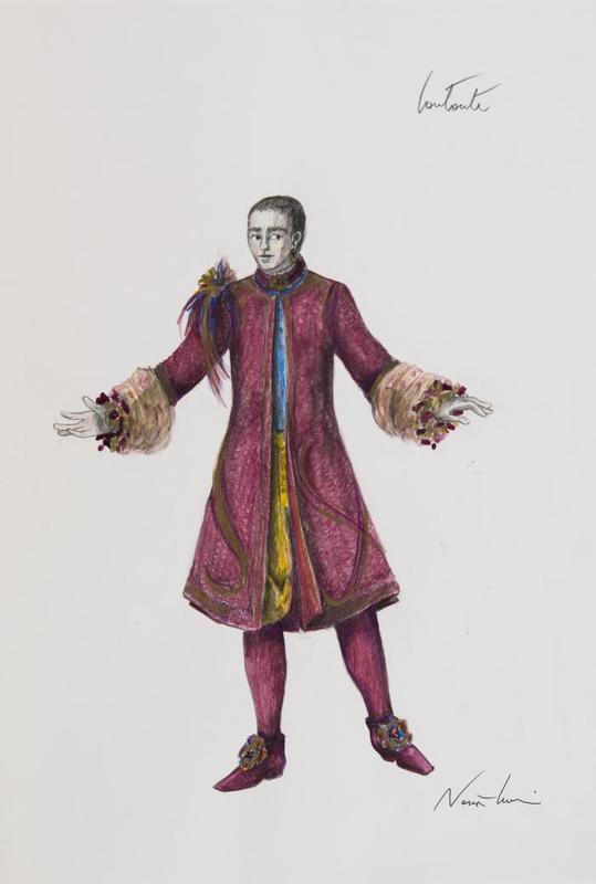 1997 : Il principe travestito (Maquettes des costumes)