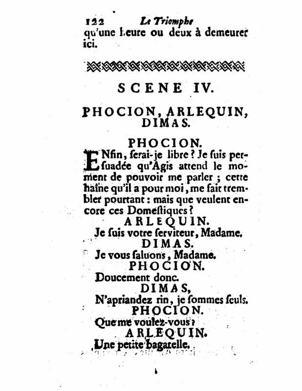 1732 : Le triomphe de l’amour