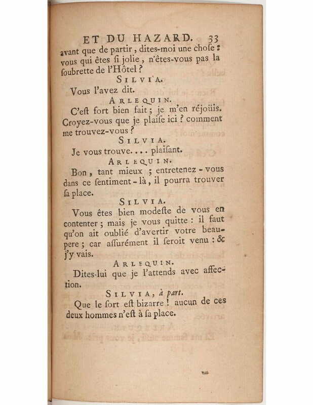 1730 : Le jeu de l’amour et du hasard