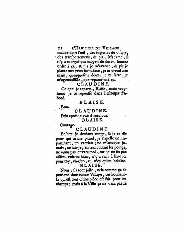 1729 : L’héritier de village