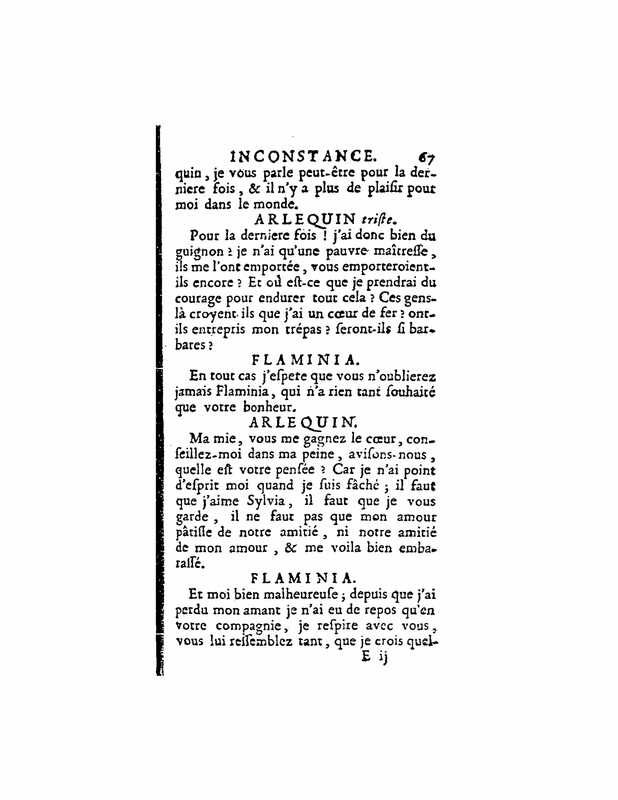 1724 : La double inconstance