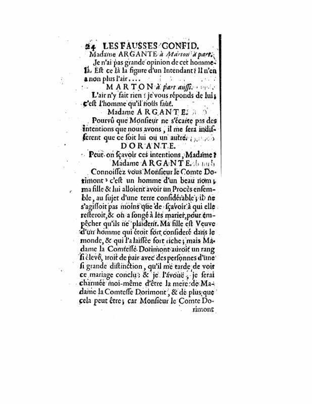 1738 : Les fausses confidences