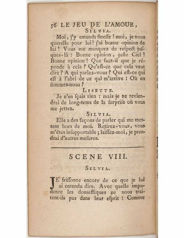 1730 : Le jeu de l’amour et du hasard